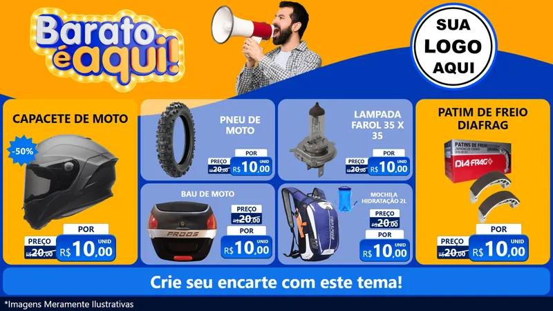 Modelo de TV para TV Horizontal com o tema Barato é aqui para Moto peças