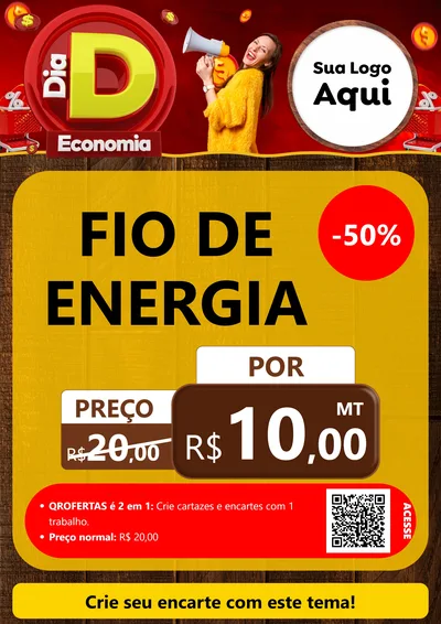 Modelo de Cartaz para Cartaz A4 Vertical