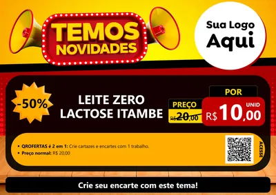 Modelo de Cartaz para Cartaz A4 Horizontal