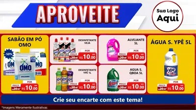 Modelo de TV para TV Horizontal com o tema Aproveite para Produtos de Limpeza