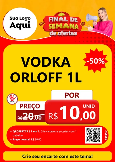 Modelo de Cartaz para Cartaz A4 Vertical