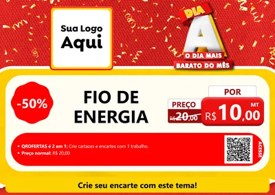 Modelo de Cartaz para Cartaz A4 Horizontal