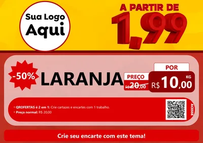 Modelo de Cartaz para Cartaz A4 Horizontal
