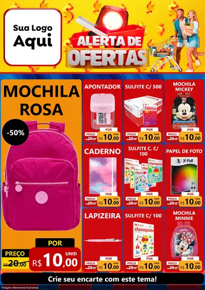 Modelo de Encarte para Encarte A4 Vertical