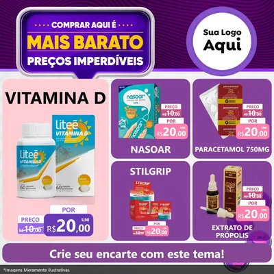 Modelo de Rede Social para Feed Facebook com o tema Mais Barato para Farmácia