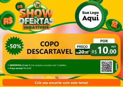 Modelo de Cartaz para Cartaz A4 Horizontal