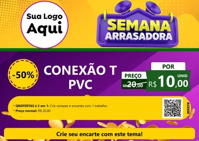 Modelo de Cartaz para Cartaz A4 Horizontal
