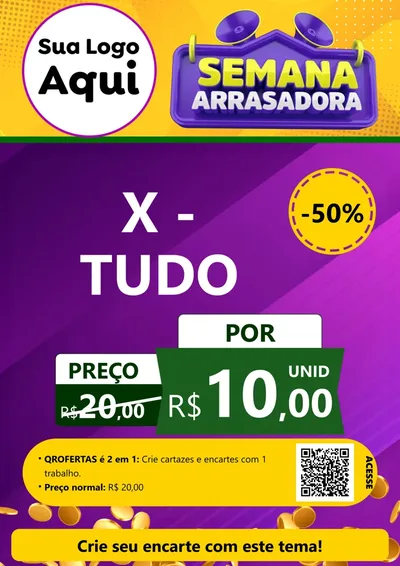 Modelo de Cartaz para Cartaz A4 Vertical