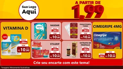 Modelo de TV para TV Horizontal com o tema A Partir de Um e Noventa e Nove - 1,99 para Farmácia