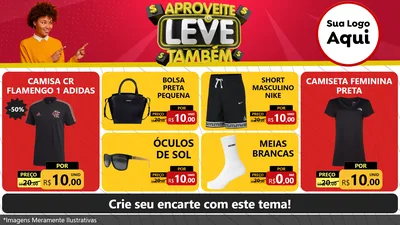 Modelo de TV para TV Horizontal com o tema Aproveite e Leve Também para Roupas e acessórios