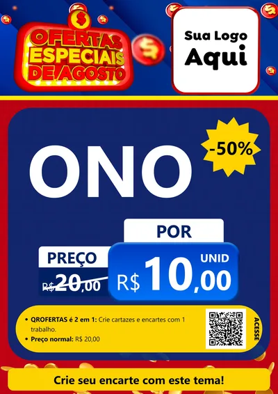 Modelo de Cartaz para Cartaz A4 Vertical com o tema Ofertas Especiais de Agosto para Óticas