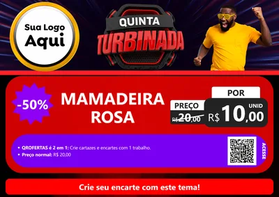 Modelo de Cartaz para Cartaz A4 Horizontal com o tema Quinta Turbinada para Bebês