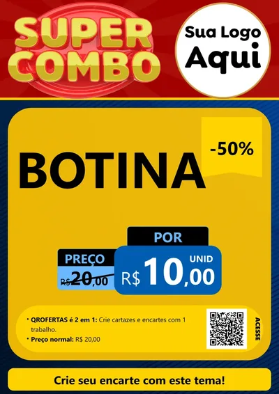 Modelo de Cartaz para Cartaz A4 Vertical