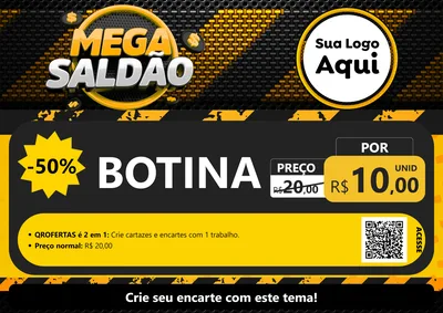 Modelo de Cartaz para Cartaz A4 Horizontal