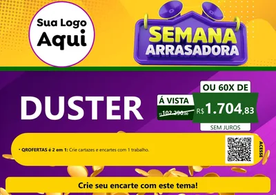 Modelo de Cartaz para Cartaz A4 Horizontal
