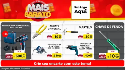 Modelo de TV para TV Horizontal com o tema Mais Barato para Maquinas e Ferramentas