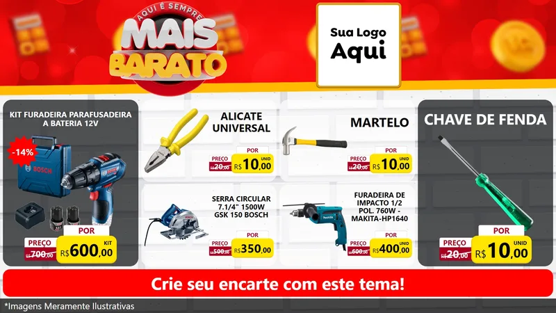 Modelo de TV para TV Horizontal com o tema Mais Barato para Maquinas e Ferramentas