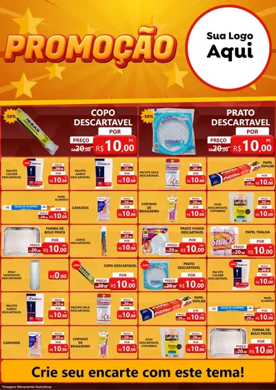 Modelo de Encarte para Encarte A4 Vertical com o tema Promoção para Embalagens