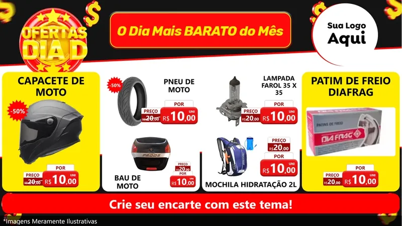 Modelo de TV para TV Horizontal com o tema Dia D para Moto peças