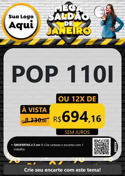 Modelo de Cartaz para Cartaz A4 Vertical