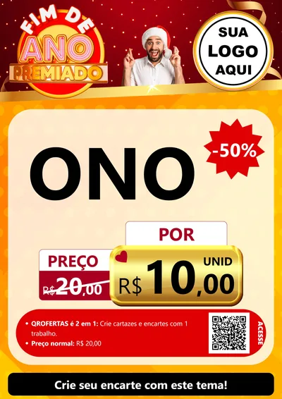 Modelo de Cartaz para Cartaz A4 Vertical com o tema Fim de Ano Premiado para Óticas