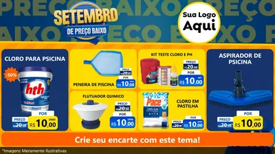 Modelo de TV para TV Horizontal com o tema Setembro De Preço Baixo para Produtos para Piscina