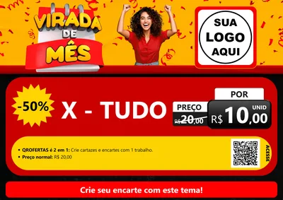Modelo de Cartaz para Cartaz A4 Horizontal