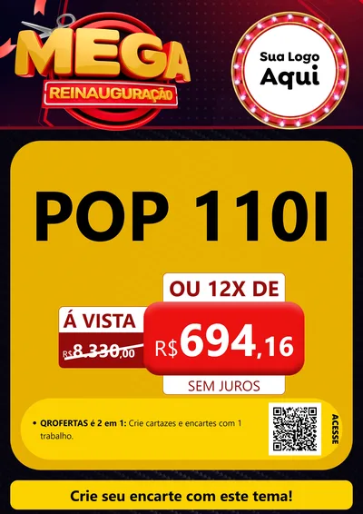 Modelo de Cartaz para Cartaz A4 Vertical