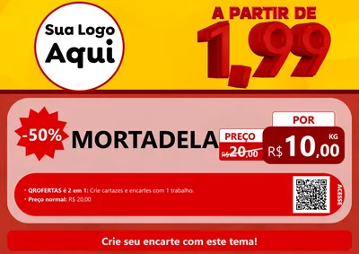 Modelo de Cartaz para Cartaz A4 Horizontal