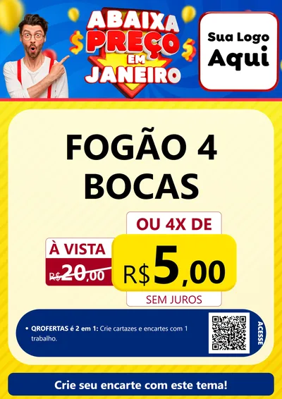 Modelo de Cartaz para Cartaz A4 Vertical