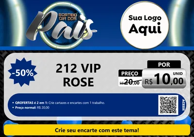 Modelo de Cartaz para Cartaz A4 Horizontal com o tema Sorteio Dia Dos Pais para Perfumes