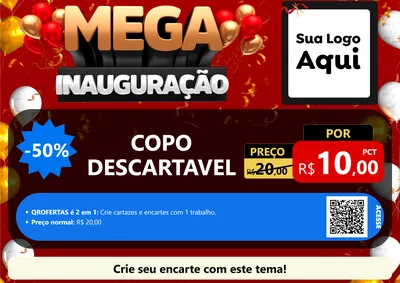 Modelo de Cartaz para Cartaz A4 Horizontal