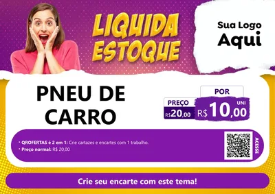 Modelo de Cartaz para Cartaz A4 Horizontal com o tema Liquida estoque para Auto peças