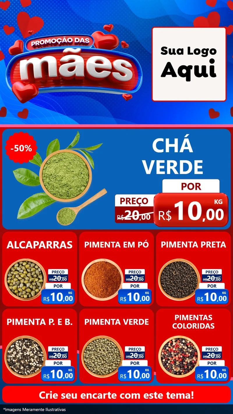Modelo de Rede Social para Stories com o tema Promoção das Mães para Produtos Naturais