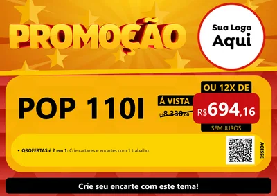 Modelo de Cartaz para Cartaz A4 Horizontal