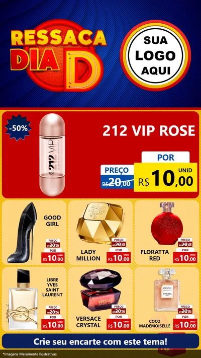 Modelo de Rede Social para Stories com o tema Ressaca Dia D para Perfumes