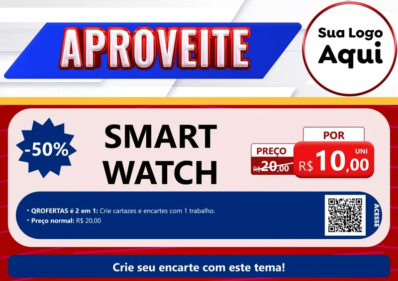 Modelo de Cartaz para Cartaz A4 Horizontal com o tema Aproveite para Informática