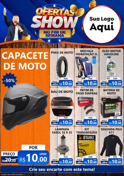 Modelo de Encarte para Encarte A4 Vertical