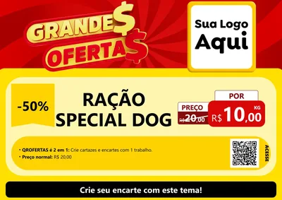 Modelo de Cartaz para Cartaz A4 Horizontal