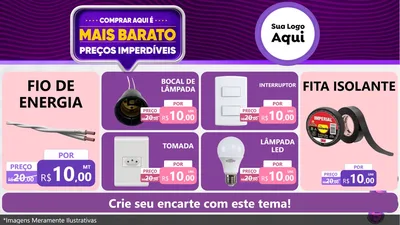 Modelo de TV para TV Horizontal com o tema Mais Barato para Materiais Elétricos