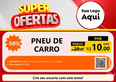 Modelo de Cartaz para Cartaz A4 Horizontal