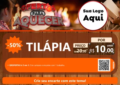 Modelo de Cartaz para Cartaz A4 Horizontal