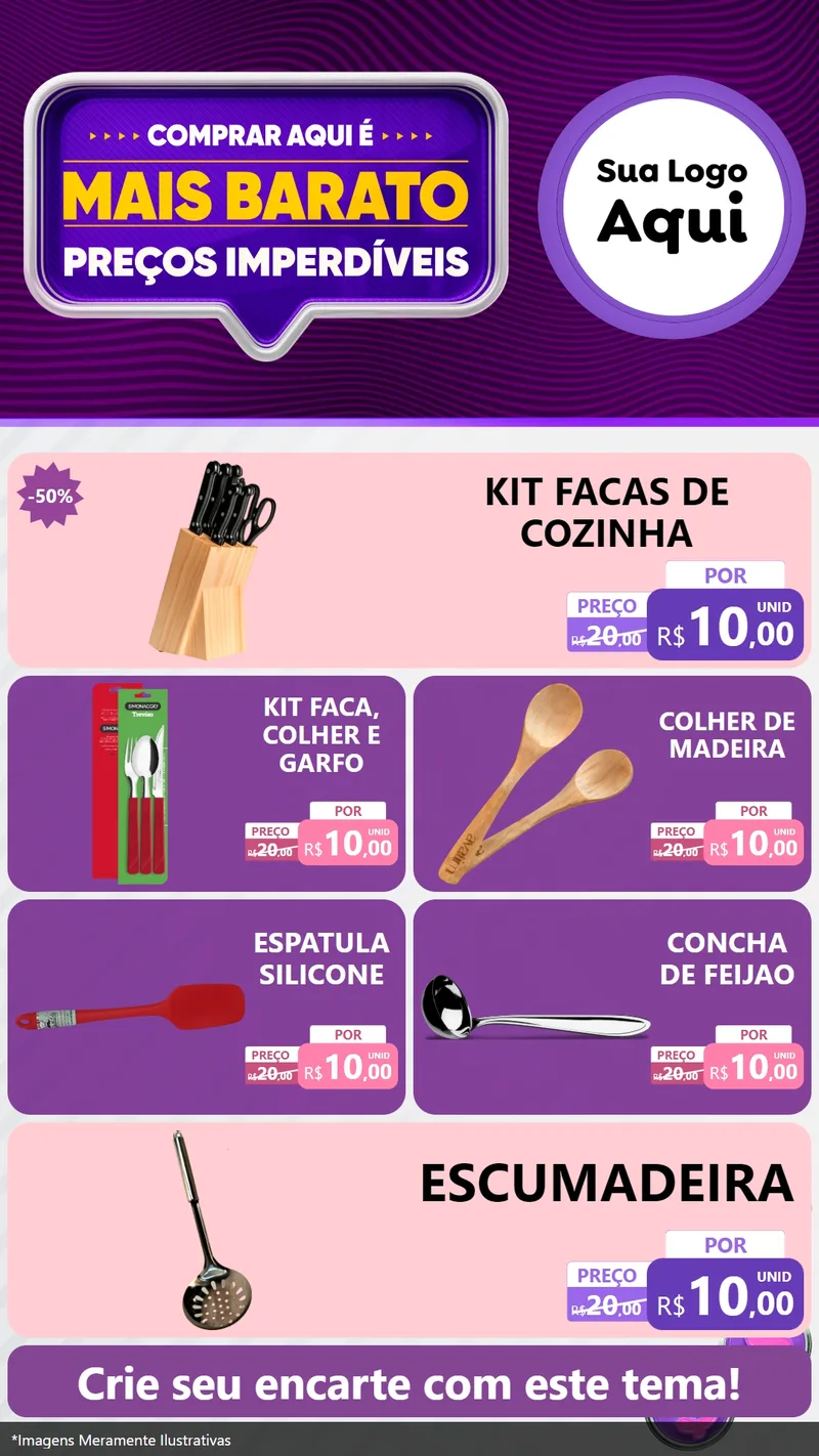 Modelo de TV para TV Vertical com o tema Mais Barato para Utilidades Domésticas