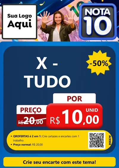 Modelo de Cartaz para Cartaz A4 Vertical