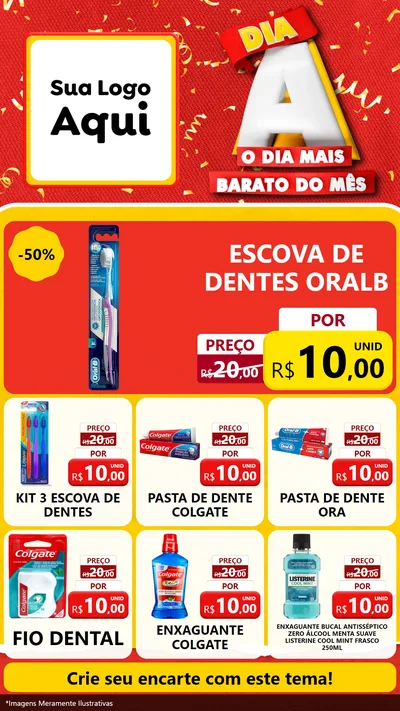 Modelo de Rede Social para Stories com o tema Dia A o Dia Mais Barato do Mês para Higiene Pessoal