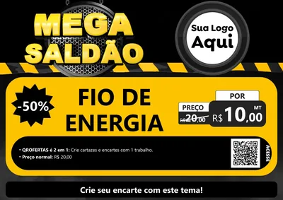 Modelo de Cartaz para Cartaz A4 Horizontal