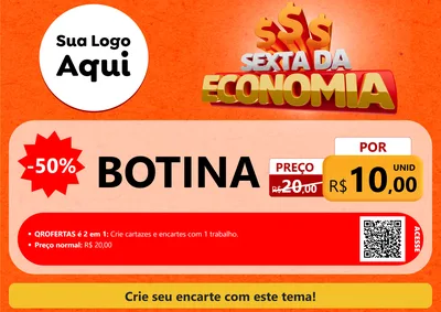 Modelo de Cartaz para Cartaz A4 Horizontal