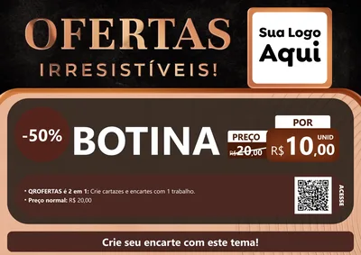 Modelo de Cartaz para Cartaz A4 Horizontal com o tema Ofertas Irresistíveis! para Agropecuária