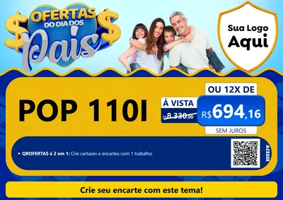 Modelo de Cartaz para Cartaz A4 Horizontal