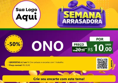 Modelo de Cartaz para Cartaz A4 Horizontal